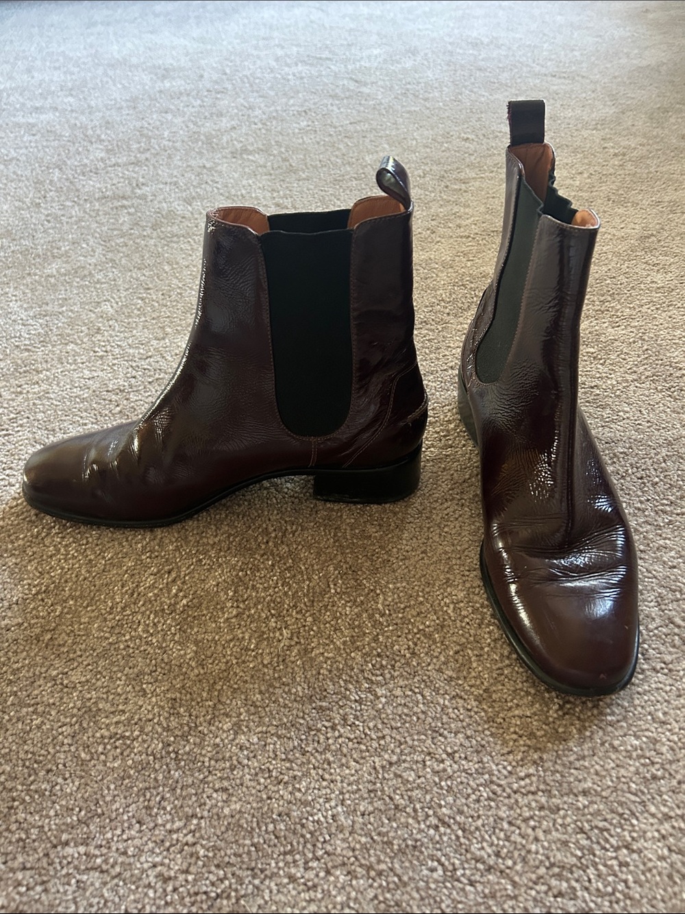 Rachel Comey Chelsea Boots in Dark Brown Leather